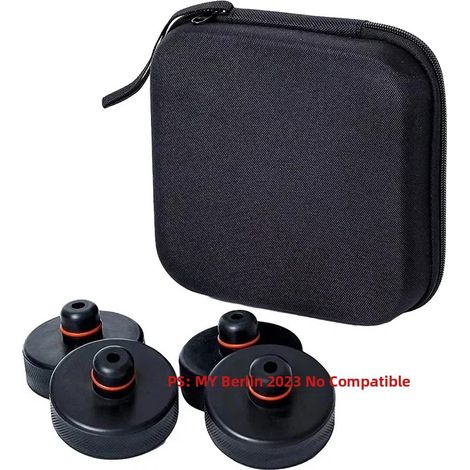 1 sirène de sécurité originale pour femmes, sirène de 130 dB avec lumière stroboscopique et porte-clés, alerte anti-agression pour appeler à l'aide, noir (1/5)