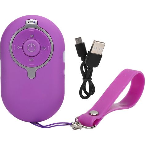 Enceinte Bluetooth Mini Sans Fil - Haut-parleur Portable Puissant avec Subwoofer et Appels Mains Libres (Violet) (1/5)