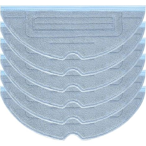 6pcs Serpillière pour Roborock S7 Pro Ultra S7 MaxV Ultra S7 Plus S7 Max Pièces de Rechange Accessoires pour Roborock S7 T7s T7s Plus Robot Aspirateur (1/5)