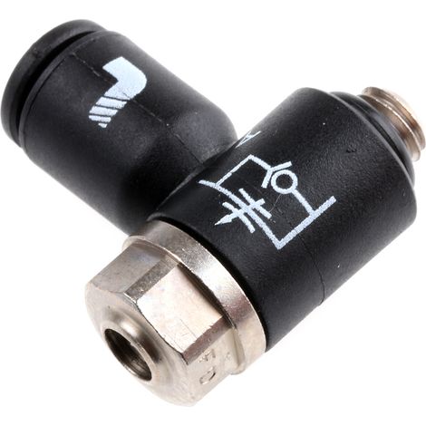 Régulateur de débit Legris 7 010, M5 x 0.8 Mâle ( Prix pour 1 )