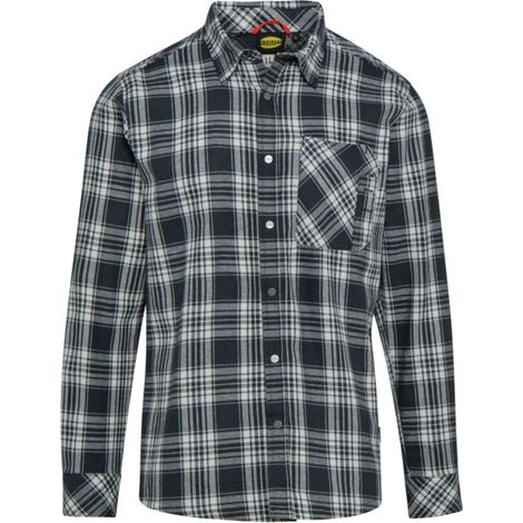 Camicia da lavoro Diadora CHECK Nero / Bianco S (1/3)