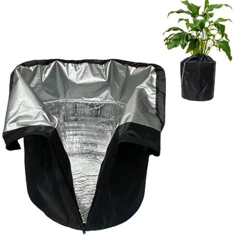 Protections thermiques pour plantes, protection hivernale pour plantes en pot, protection contre le froid, protection contre le gel, sac de protection réutilisable pour plantes en(45 x 50 cm) (1/5)