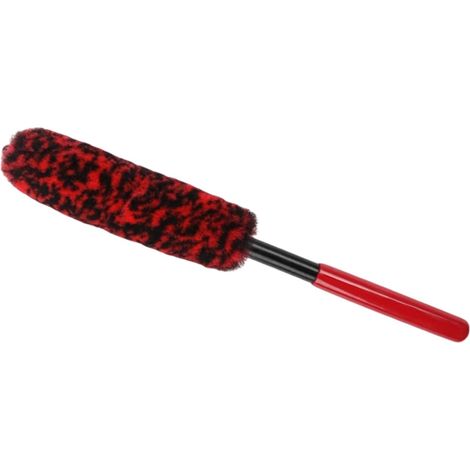 Brosses de roue automobile à poils doux non abrasifs à manche court pour l'entretien des jantes en alliage (1/5)