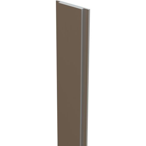 Osmo Nut-Abdeckleiste für Aluminiumpfosten 200 cm, 40 x 27 mm, Aluminium Metallzäune & Drahtzäune (1/2)