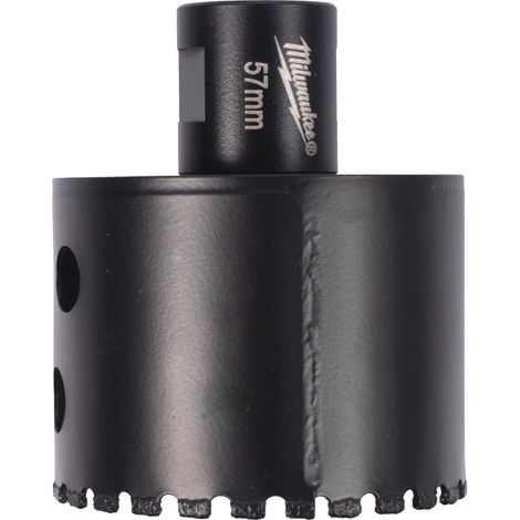 Punta diamantata milwaukee diamond crown 57 mm m14 (1/2)