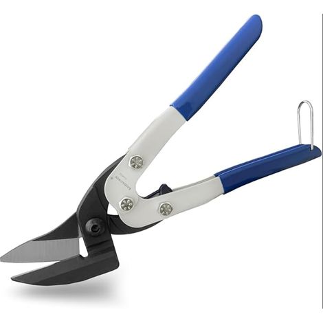 Cisaille à tôle 275 mm, métal fer industrielle pour la découpe de tissu de quincaillerie/tapis/carton (1/5)