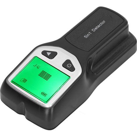Détecteur de montants 5 en 1 avec écran LCD HD pour bois, fils électriques et métaux, argenté (1/5)