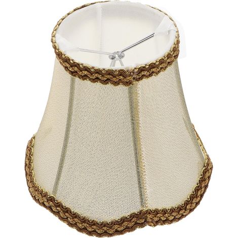 Abat-jour en tissu pour suspension - Protection contre la poussière - Pour plafonnier et lampe de table - Couverture lumineuse décorative pour chambre à coucher et salon - 1 pièce (1/5)