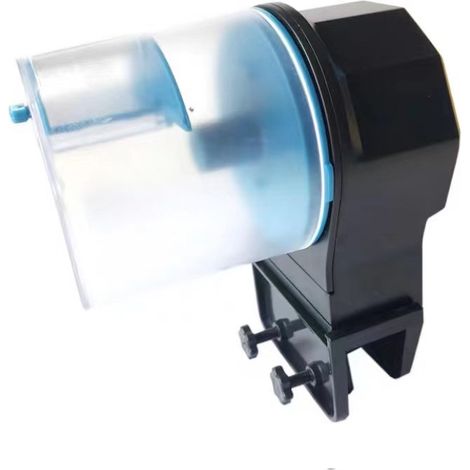 Blue Automatic Fish Feeder Aquarium Tank 12H 24H Timer Food Feeder, Automatic Tank Timing Feeder (1/4)