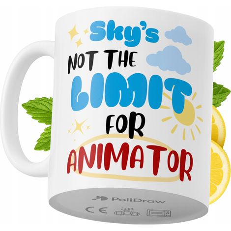 Lustige Tasse für Animatoren – Kaffee- oder Teetasse mit witzigem Textdesign – ideal für Geburtstage, Namenstage, Feiertage und besondere Anlässe. Hochwertige Tasse für Zuhause, Büro und Arbeit. Farbe (1/5)
