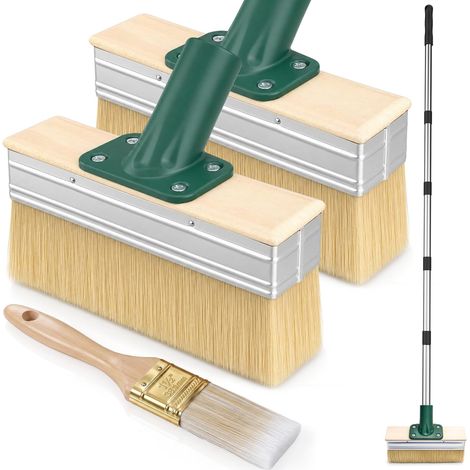 7 in Deck Paint Brush Kit with Long Handle (1/5)