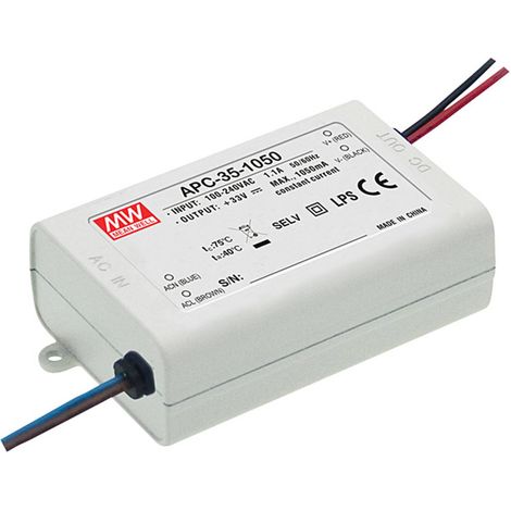 [GEBRAUCHT] B-Ware Mean Well LED-Treiber Konstantstrom APC-35-500 35W 0.5A 25-70V nicht dimmbar (1/2)