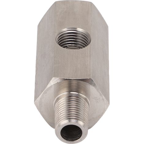 Capteur de pression d'huile en acier inoxydable, raccord 1/8NPT, connecteur pour transmetteur de pression d'huile OE, pièce automobile (1/5)