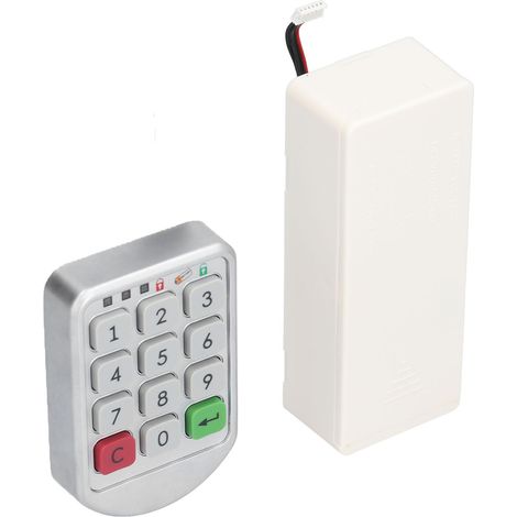 Serrure à code intelligente, serrure multifonction, serrure électronique pour armoire de sauna, classeur et bureau. (1/5)