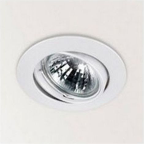 Aro halógeno basculante redondo blanco de Arkoslight