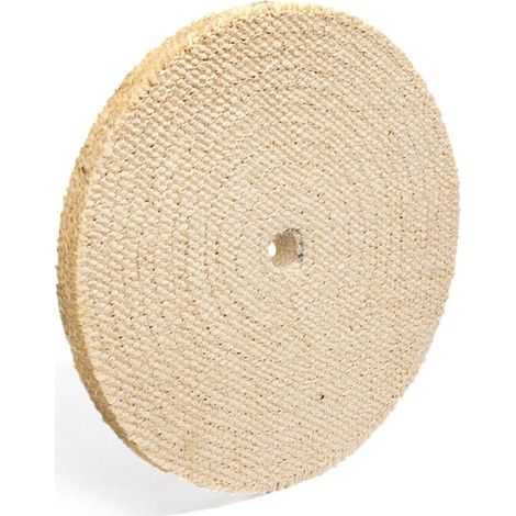 Disque matelasse en sisal 250 x 20 mm pour meuleuse d'etabli