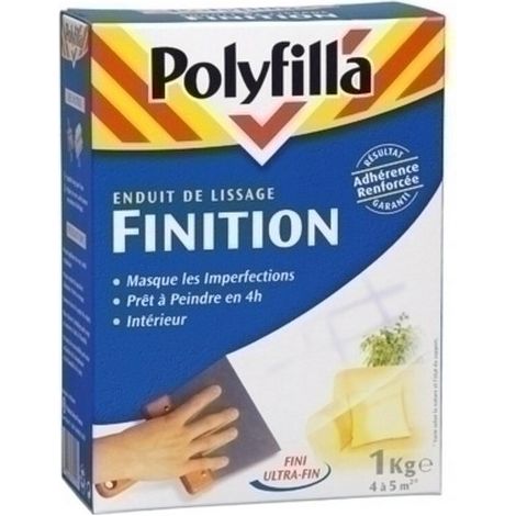 Enduit De Lissage Pour Finition En Poudre  1kg - Polyfilla