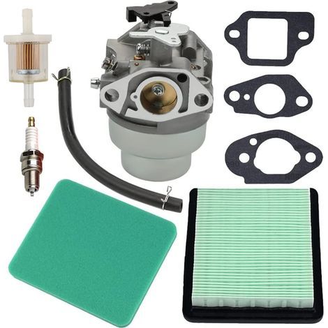 1 Set Carburetor Air Filter Cover Kit, Lawn Mower, Brush Cutter, Spark Plugs, Carburetor Spark Plug Gasket, Carburetor Air Filter, Spark Plug Cover, Adjustment (1/5)