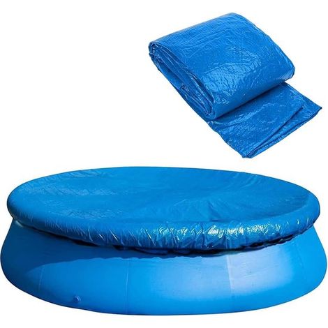 Adecuado para protectores de piscinas de 2,4 metros (8 pies)，Cubiertas solares aptas para piscinas redondas (1/5)