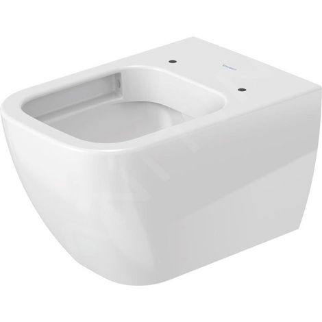 Duravit Happy D.2 - WC suspendu, Rimless, avec WonderGliss, blanc alpin 22220900001 (1/5)