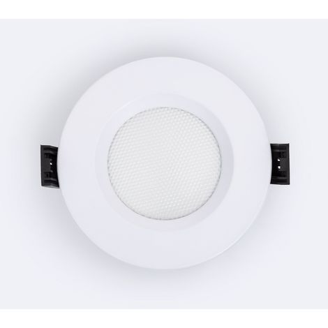 Downlight LED Circolare Aero 130 lm/W Microprismatico Bianco LIFUD Selezionabile (Caldo-Naturale) 7 W 2700K - 3500K - 4000K 75 mm