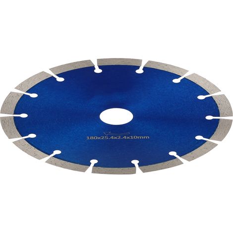 Lame de scie circulaire diamantée pour meuleuse d'angle, disque de coupe pour marbre et béton, 180 mm (1/5)