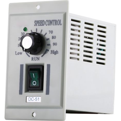 Contrôleur de vitesse réglable pour moteur CC 24 V – 90 V, entrée CA 110 V (1/5)