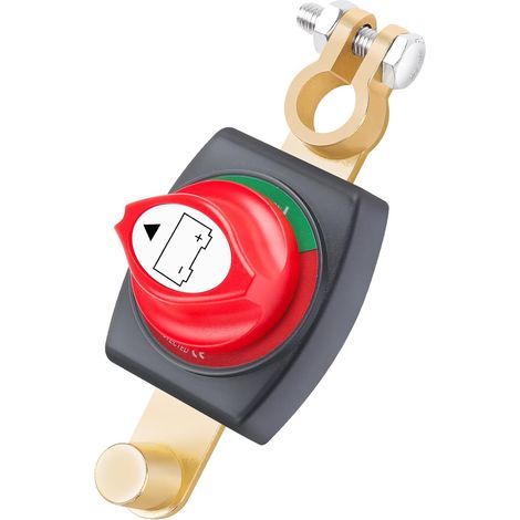 12V-48V Batterieschutzschalter, wasserdichter Batterie-Hauptschalter, Hauptschalter für Auto, LKW, Motorrad, Wohnmobil, Boot (1/5)