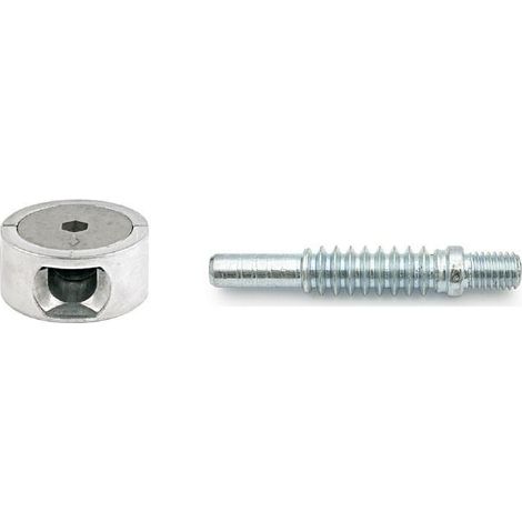 HERRAJES ALK kit excentrica ø35 hunter +tornillo 64mm , 0KIT