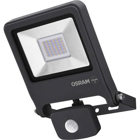 Osram Endura Flood Faretto LED con Sensore 10W 800lm 4000K IP44 Grigio