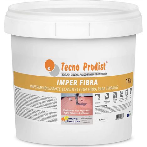 Tecno Prodist Imper Fibra - Peinture d'étanchéité avec fibres (Terrasses)