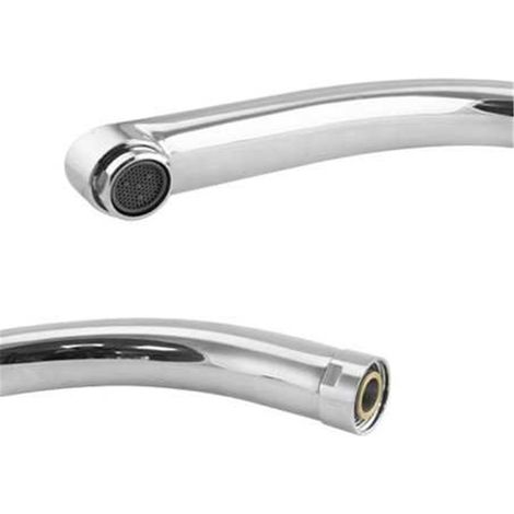 Einhebel-Spültisch-Wandarmatur mit hohem Auslauf, Classic-Rohr - 15 cm, GENIL