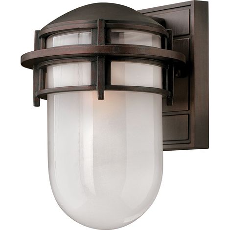 Elstead Reef - Lanterna da parete per esterno piccola 1 luce vittoriana bronzo IP44, E27 (1/4)