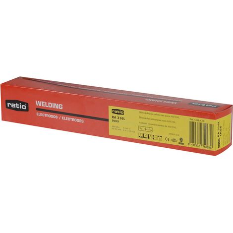 Electrodo Inoxidable 316L 2,5x300 Paquete 106 Unidades RATIO (1/2)