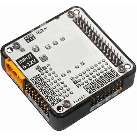 Treibermodul 16 Kanäle (PCA9685) PWM-Servotreiber-Erweiterungsplatine für Arduino ESP32 Roboterarm-Modellbeleuchtungssteuerung (1/5)