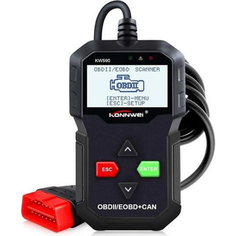 Lettore OBD2 KW590 Scanner Codici O2 AUTO Diagnostica Strumento Analisi Guasto (1/4)