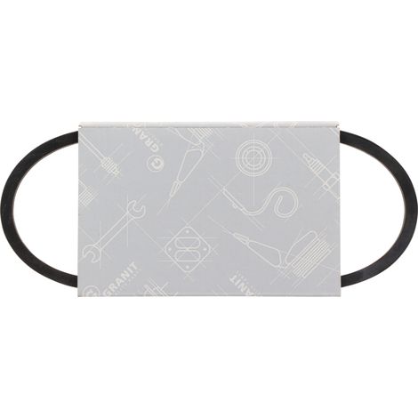 Cinghia trapezoidale in gomma 10x500mm larghezza di lavoro 522mm tipo Z19 1/2 GRANITO (1/2)