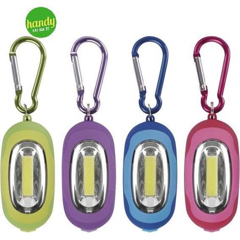 Torcia LED Portachiavi EMOS EM-P3887 30 Lumen Colori Assortiti