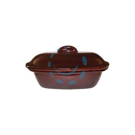 CUOCIARROSTI IN TERRACOTTA BRUNELLA - cm.37