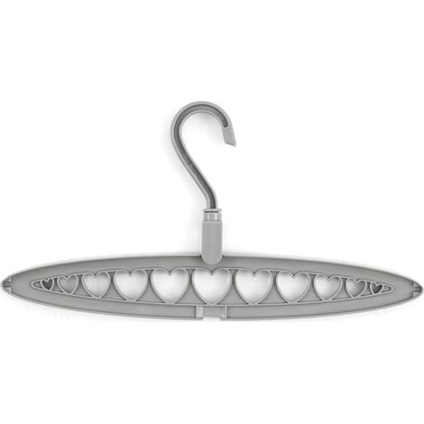 Portant à vêtements sur pied compact, étagère de rangement domestique, support vêtements et organisation, couleur gris 33×17 cm (1/5)