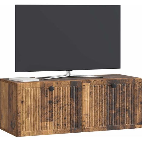 Maison Exclusive - Mobile Porta TV da Muro Legno antico 78,5 x 31 x 30 cm (1/5)