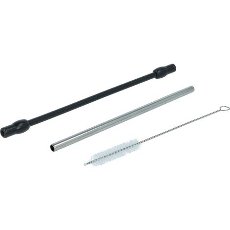vhbw Milk Hose Set compatible with Siemens VeroAroma EQ6 300 Coffee Machine - 1x milk pipe, 1x milk tube, 1x cleaning nozzle