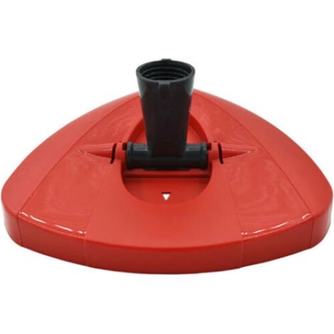 Disque de rechange pour balai à franges rotatif, QttvbTna, en plastique, rouge (1/5)