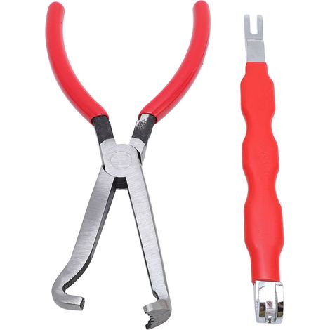 2 pcs pince à déclipser les connecteurs électriques, outil de séparation pour terminaux, extraction de fiches de conduite de carburant automobile (1/5)