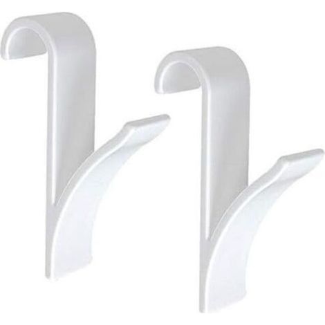 Set mit 2 Handtuchhalterhaken, weiß (1/5)