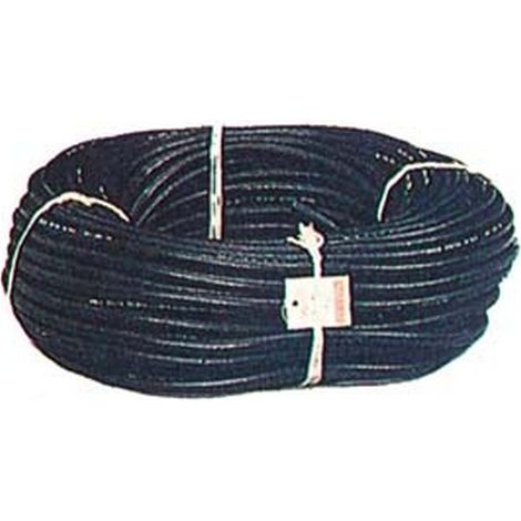 100MT TUBO COMPRESSORI PVC NERO RINFORZATO  mm6X14 pressione esercizio 20 atm