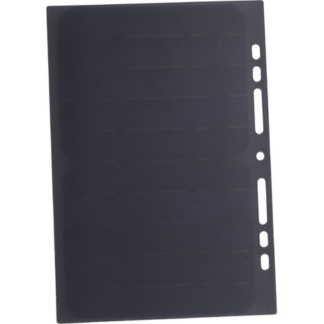 Panneau solaire portable monocristallin haute efficacité 10 W, résistant aux hautes températures et étanche, idéal pour les voyages en extérieur. (1/5)