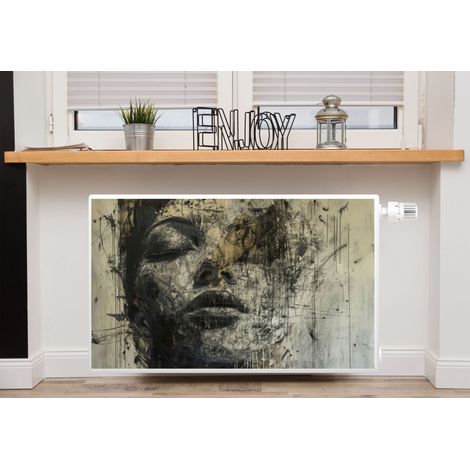 Cubierta magnética para radiador, decoración de loft, 60 x 100 cm