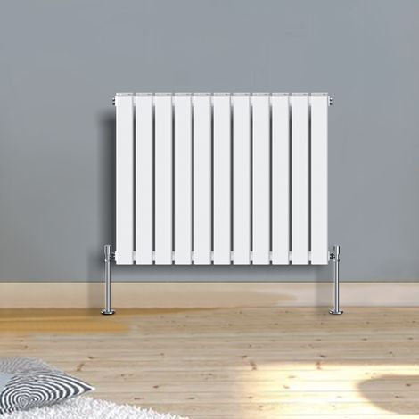 Warmehaus 600x750mm Horizontal Radiator Flat Panel Double White (1/5)