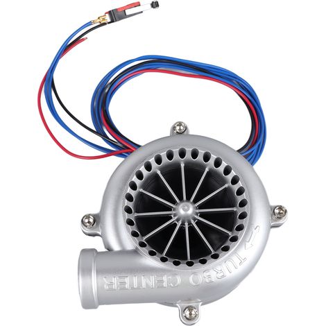 12V Turbo Blow-Off Ventil-Simulator - Fantastischer Sound für Autos und Motorräder - Silbernes elektronisches Ventil-Imitat